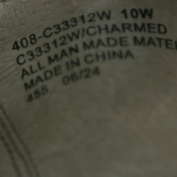 Cliffs Ladies 10 Wide White Mountain Charmed Navy Blue Ballet Flats Shoes Loafer - Picture 9 of 11